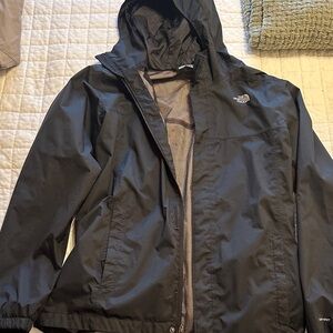 The North Face Youth Black wind or rain Jacket